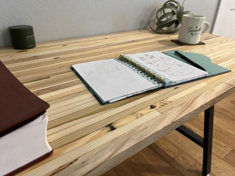 Wood Panel Desk