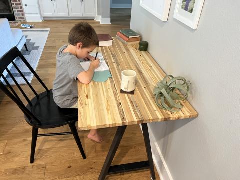 Wood Panel Desk